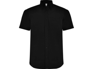 Рубашка Aifos мужская с коротким рукавом (черный) 3XL
