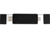 Двойной USB 2.0-хаб Mulan (черный)  (Изображение 2)
