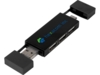 Двойной USB 2.0-хаб Mulan (черный)  (Изображение 5)