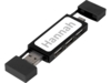 Двойной USB 2.0-хаб Mulan (черный)  (Изображение 6)