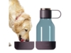 Бутылка для воды 2-в-1 DOG BOWL BOTTLE, 1500 мл  (бургунди)  (Изображение 2)