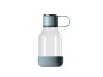 Бутылка для воды 2-в-1 DOG BOWL BOTTLE, 1500 мл  (голубой) 
