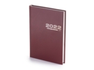 Ежедневник А5 датированный Бумвинил на 2022 год (бордовый) 
