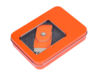Металлическая упаковка для флешки (оранжевый)  (Изображение 2)