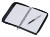 Бизнес-блокнот на молнии А5 Fabrizio с RFID защитой и ручкой (синий/серебристый)  (Изображение 3)