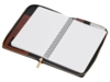 Бизнес-блокнот на молнии А5 Fabrizio с RFID защитой и ручкой (коричневый/серебристый)  (Изображение 5)