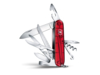 Нож перочинный Huntsman, 91 мм, 15 функций (красный прозрачный)  (Изображение 2)