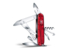 Нож перочинный Climber, 91 мм, 14 функций (красный прозрачный)  (Изображение 2)