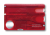 Швейцарская карточка SwissCard Nailcare, 13 функций (красный прозрачный)  (Изображение 2)