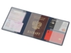 Обложка на магнитах для автодокументов и паспорта Favor (синий)  (Изображение 2)