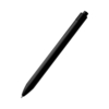 Ручка пластиковая с текстильной вставкой Kan, черный (Изображение 3)