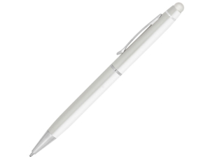 Шариковая ручка из металла со стилусом JULIE (белый) 