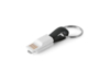 USB-кабель с разъемом 2 в 1 RIEMANN (черный)  (Изображение 1)
