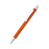 Ручка металлическая Rebecca софт-тач, оранжевый (Изображение 1)