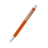 Ручка металлическая Rebecca софт-тач, оранжевый (Изображение 2)