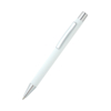 Ручка металлическая Rebecca софт-тач, белый (Изображение 1)