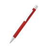 Ручка металлическая Rebecca софт-тач, красный (Изображение 1)
