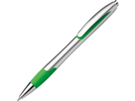 Шариковая ручка с противоскользящим покрытием MILEY SILVER (зеленый) 