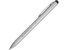 Алюминиевая шариковая ручка со стилусом WASS TOUCH (серебристый) 