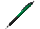 Ручка пластиковая шариковая с противоскользящим покрытием CARIBE (зеленый) 