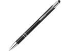 Алюминиевая шариковая ручка GALBA (черный) 