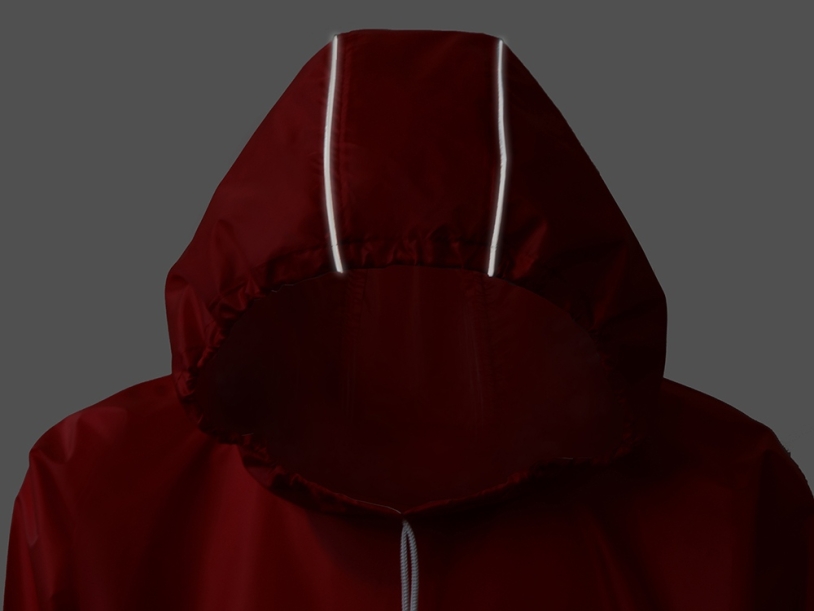 Дождевик-пончо Galaxy (красный)  (Изображение 10)