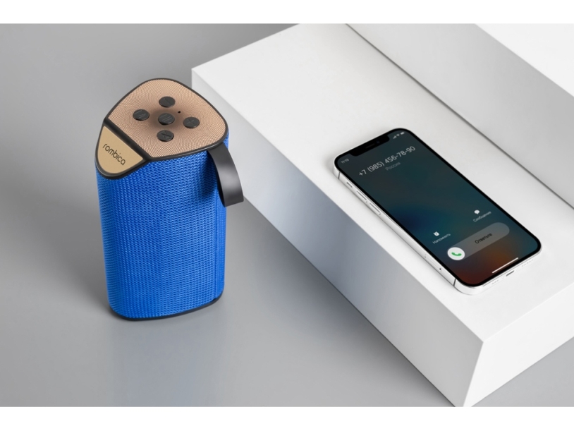 Портативная колонка Mysound Tetria (синий)  (Изображение 4)