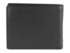 Портмоне BUGATTI Vertice, чёрное, натуральная воловья кожа, 10,5х1,5х8,5 см (Изображение 4)
