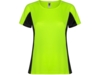 Спортивная футболка Shanghai женская (черный/зеленый) 2XL (Изображение 1)