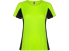 Спортивная футболка Shanghai женская (черный/зеленый) 2XL