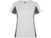Спортивная футболка Shanghai женская (белый/графит) 2XL (Изображение 1)