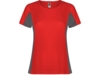 Спортивная футболка Shanghai женская (красный/графит) 2XL (Изображение 1)