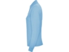 Рубашка поло Estrella женская с длинным рукавом (небесно-голубой) XL (Изображение 3)