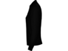 Рубашка поло Estrella женская с длинным рукавом (черный) 3XL (Изображение 3)