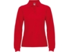 Рубашка поло Estrella женская с длинным рукавом (красный) XL (Изображение 1)