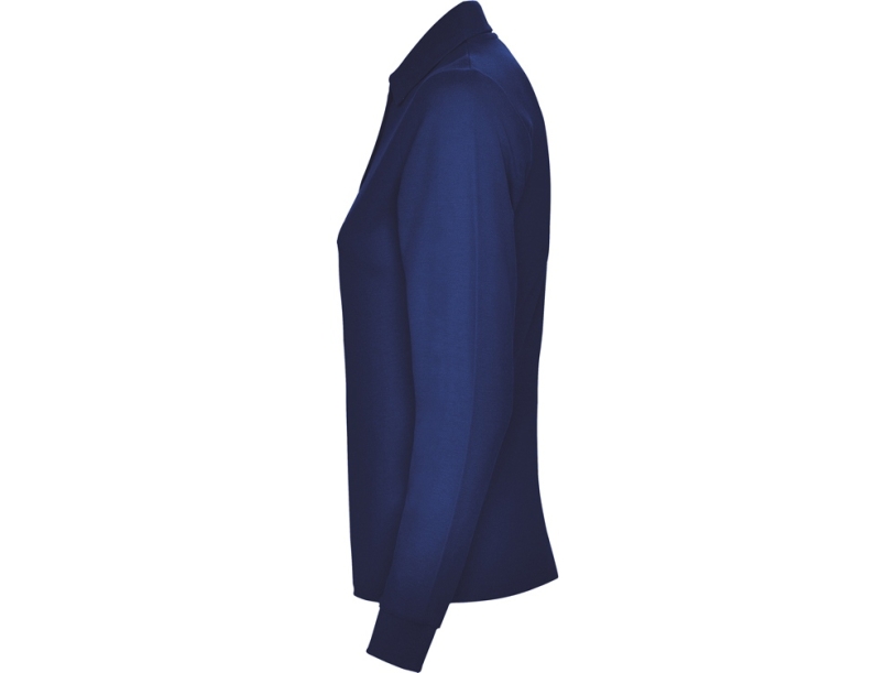 Рубашка поло Estrella женская с длинным рукавом (синий) 3XL (Изображение 2)