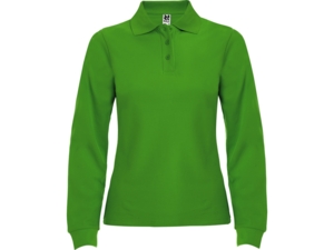 Рубашка поло Estrella женская с длинным рукавом (зеленый) 3XL