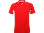 Рубашка поло Montmelo мужская (красный/белый) 2XL