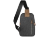 Рюкзак с одним плечевым ремнем BUGATTI Luce, серый, полиэстер, 17х6х27 см (Изображение 6)