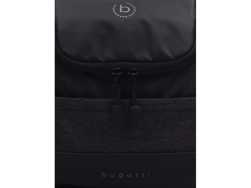 Несессер дорожный BUGATTI Universum, графитовый, полиэстер меланж/тарпаулин, 23,5х12х22,5 см, 7 л (Изображение 6)