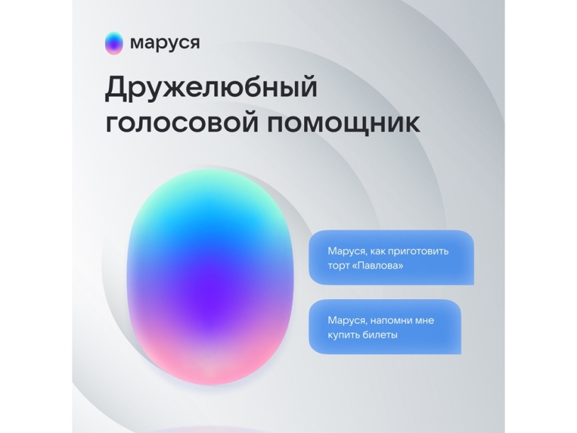 Умная колонка Капсула Мини с голосовым помощником Марусей (коричневый)  (Изображение 6)