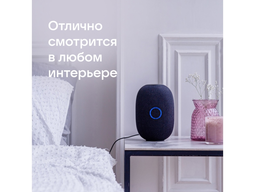 Умная колонка Капсула с голосовым помощником Марусей (черный)  (Изображение 13)