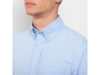 Рубашка с длинным рукавом Oxford, мужская (небесно-голубой) 3XL (Изображение 7)