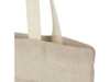 Эко-сумка Rainbow из переработанного хлопка с передним карманом (натуральный)  (Изображение 5)