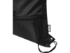 Изолированная сумка со шнурком Adventure из переработанных материалов (черный)  (Изображение 5)
