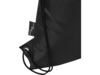 Изолированная сумка со шнурком Adventure из переработанных материалов (черный)  (Изображение 6)
