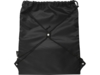 Изолированная сумка со шнурком Adventure из переработанных материалов (черный)  (Изображение 7)