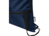 Изолированная сумка со шнурком Adventure из переработанных материалов (темно-синий)  (Изображение 5)