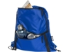 Изолированная сумка со шнурком Adventure из переработанных материалов (синий)  (Изображение 4)