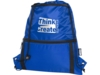 Изолированная сумка со шнурком Adventure из переработанных материалов (синий)  (Изображение 8)